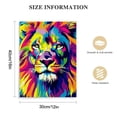 thumbnail image 2 of Nawypu Canvas Print Wall Art Decor,Honest Lion Wall Art Print, Print Wall Decor, Suitable For Office Study Wall Decoration Medium, 2 of 5