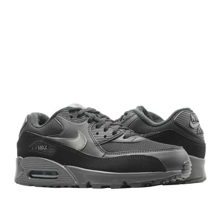 Nike Mens Air 90 Running Shoe (Black/Thunder Grey/Black) - Walmart.com