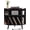 Small,without Wood Grain,black, variant on Corner Record Player Stand with Charging Station & USB Ports, 3 Tier Mid Century Modern Vinyl Record Storage Cabinet, Wood Turntable Stand for Music Room, Living Room, Small Space (Black)