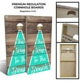 thumbnail image 2 of Slick Woody's Regulation This Way To The Beach Cornhole Board Set in Multi-Color, 2 of 2
