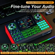 Tenlamp Audio Mixer G9 Digital Live Streaming Sound Card Podcasting Device