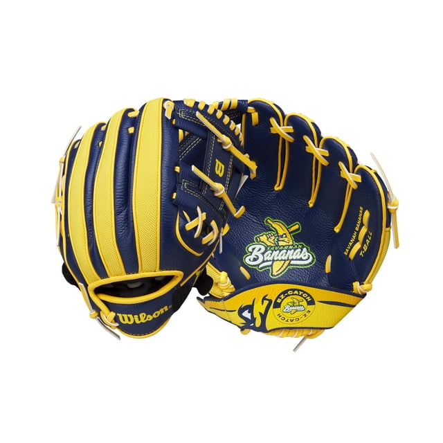 Guante T-Ball Wilson A200 EZ Catch Savannah Bananas de 10 pulgadas