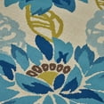 thumbnail image 4 of GDF Studio Lilith Outdoor 5'3" x 7' Floral Area Rug, Ivory and Anemone, 4 of 6
