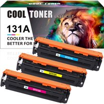 Cool Toner Compatible Toner Replacement for HP 131A CF210X Pro 200 Color MFP M276nw M251nw M251n M276n Printer Ink(Cyan,Magenta,Yellow, 3-Pack)