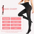 thumbnail image 5 of MISS MOLY Women's 2 Pairs Opaque Control-Top Tights Winter Shaping Thick Tights Conton, 5 of 6