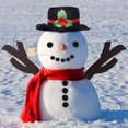 thumbnail image 6 of SeekLGT Snowman Kit Snowman Decorating Kit Christmas Crafts Winter Outdoor Toys Snowman Making Kit For Kids Family Winter Holiday Party Outdoor Activities, 6 of 7