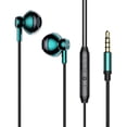 thumbnail image 5 of C71 Metal Semi-in-ear Earphone Wire Control Hifi Noise Reduction Earbuds with Microphone Universal K Song Game Live Headset, 5 of 8