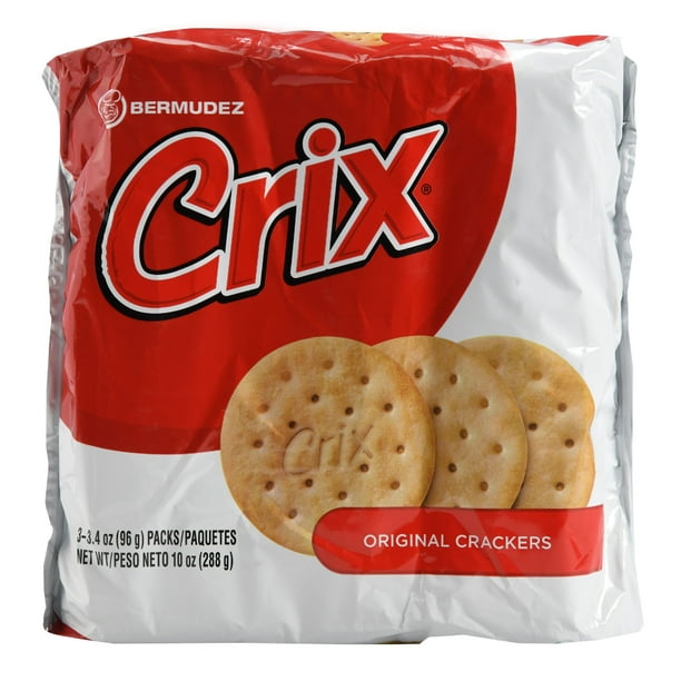 Crix Original Cracker 3 Individually Wrapped Rolls 10oz