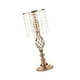 thumbnail image 1 of Candelabro de boda Zulema Candelero de cristal dorado, 1 of 8