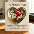 thumbnail image 6 of Leutsin A Pocket Hug for Hairstylists - Mini Hairdresser Tools Heart Pocket Hug Token with Greeting Cards,Thank You Gift for Your Hairstylist,Hairdresser Gifts for Birthday Christmas Ornament,B, 6 of 8