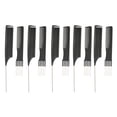 thumbnail image 3 of Pin Teasing Combs Set, Portable Metal Tail Combs Set 10pcs  For Barbershop For Women, 3 of 8
