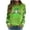 Green#valentines day sweatshirts women, variant on Long Sleeve Happy St Patrick's Day Shirts for Women 2025 Irish Clover Gnome Rainbow Print Tunic Lucky Shamrock Tops Crew Neck Sweatshirts Black,M