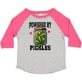 thumbnail image 3 of Inktastic Pickle Lover Funny Powered by Pickles Boys or Girls Toddler T-Shirt, 3 of 5