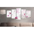 thumbnail image 2 of Tiptophomedecor Stretched Canvas Floral Art - Pink Gossamer - Stretched & Framed Ready To Hang Art, 2 of 4