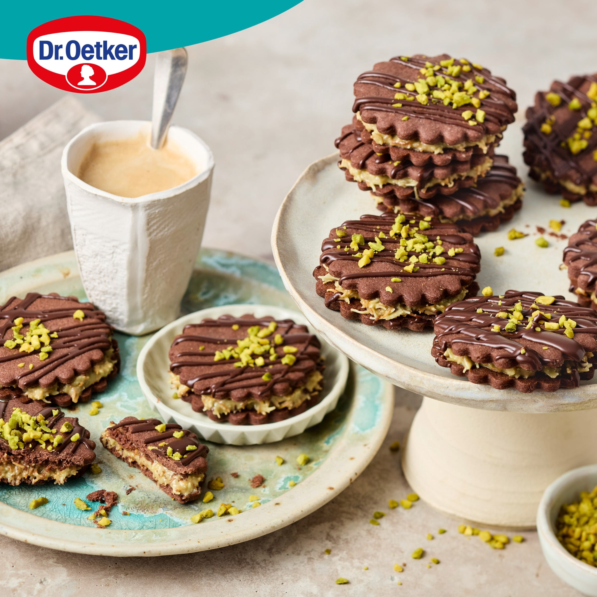 Dr. Oetker Chopped Pistachios 25g, Imported from Britain