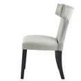 thumbnail image 6 of Side Dining Chair, Nailhead, Set of 2, Grey Gray, Velvet, Modern Contemporary, Kitchen Room Cafe Bistro Restaurant Hospitality, 6 of 10
