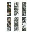 thumbnail image 4 of Brea Reese: Scratch Art Bookmark Kit - Art Deco Holiday - 10 Bookmarks, Metallic Guided Art, Holiday-Themed, Family-Friendly, Calming Adult Craft Kit, 4 of 6