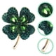 thumbnail image 5 of 2 broches de trébol, bisutería, alfiler de solapa, alfiler de sombrero, joyería de moda para mujer., 5 of 7