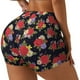 thumbnail image 1 of Fotbe Red Rose Flower Shorts Sin Costuras – Shorts Deportivos de Cintura Alta para Mujer, Elásticos para Gimnasio, Yoga, Running o Ciclismo-Small, 1 of 8