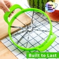 thumbnail image 3 of Stainless Steel Watermelon Slicer, 34 Inch 420 Stainless Steel Watermelon Cutter 1 Piece, Creative Watermelon Cutting Tool, Reusable Watermelon Segmentation Divider, Fruit Separator - Creative Kitche, 3 of 7