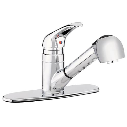 Belanger 6077CP Kitchen Sink Faucet with Pullout Spout, Polished