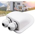 thumbnail image 4 of Waterproof entry cable gland for cable diameter 3-7 mm for motorhome, caravan, boat, solar panel, CCTV (double cable), 4 of 5