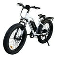 thumbnail image 1 of Camouflage Electric Bike Fat Tire Removable Lithium Battery with Fender(White), 1 of 12