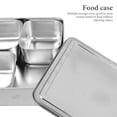 thumbnail image 2 of Condiment Box Compartment Snack Container Stainless Steel Garnish Station For Bartending, 2 of 6