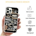 thumbnail image 2 of Hippie Quotes Case for iPhone 14 Pro Max,Aesthetic Art Design TPU Bumper Cover Case, 2 of 4