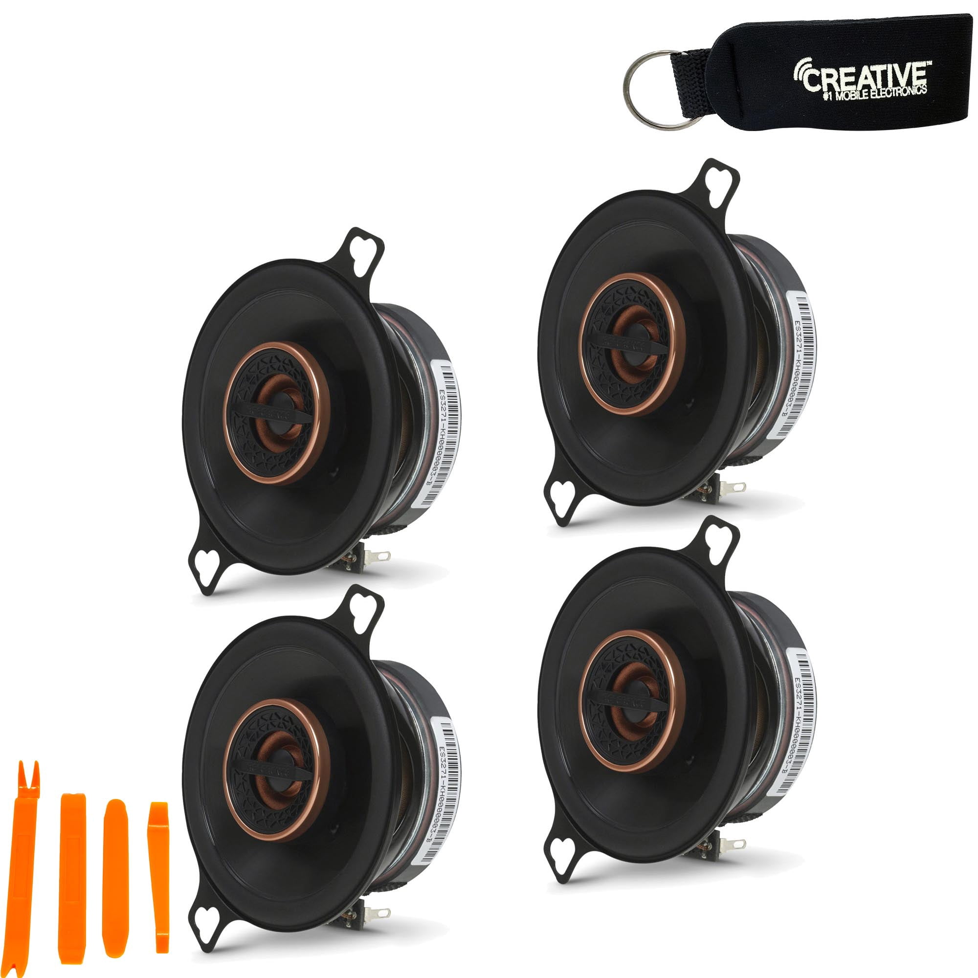 Infinity - Two Pairs Of REF-3032CFX Reference 3.5 Inch Two-way car audio Speakers