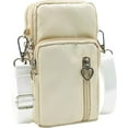 thumbnail image 2 of YOUI-GIFTS 3-Layers Crossbody Bag Cellphone Pouch Armband Wallet Nylon Smartphone Purse with Earphone Hole, 2 of 7