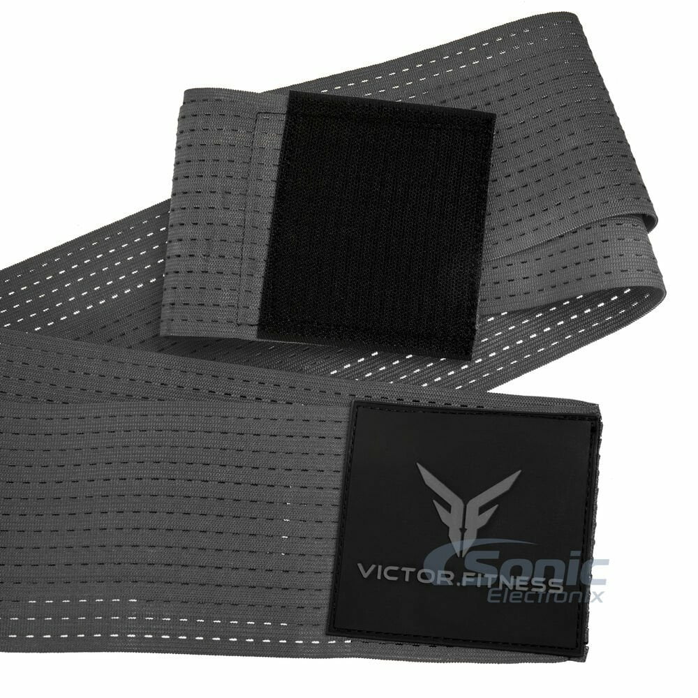 Victor Fitness |Green-Brown Camouflage Yoga Mat + Gray and Black Waist Trimmer
