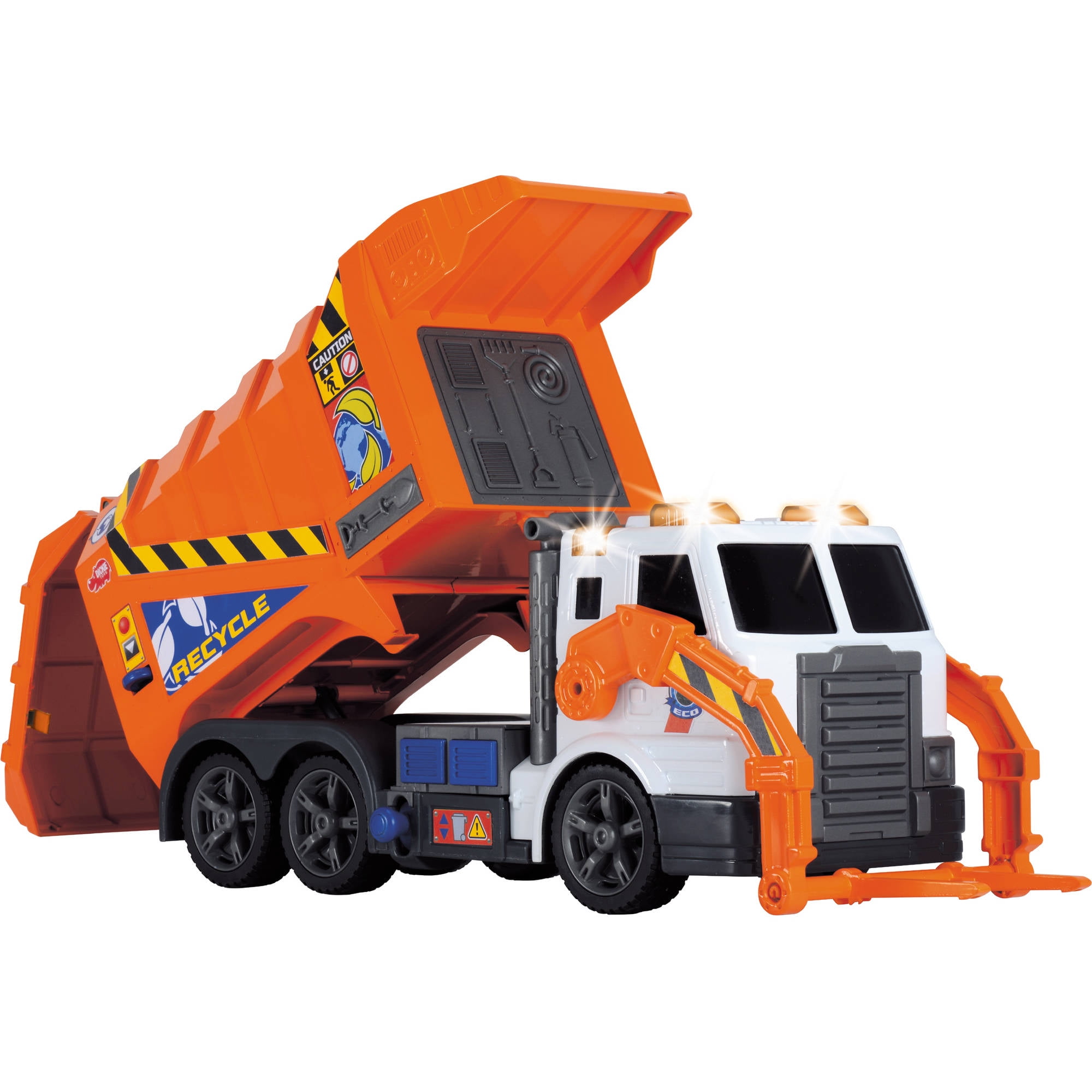 dickie toys action series 16 inch garbage truck