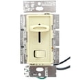thumbnail image 2 of Lutron S-10P-IV Skylark 1000-watt Single Pole Dimmer with On/Off Switch, Ivory, 2 of 2