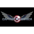 thumbnail image 2 of Men's Marvel The Falcon and the Winter Soldier Captain America Shield with Wings  Graphic Tee Black Large, 2 of 5