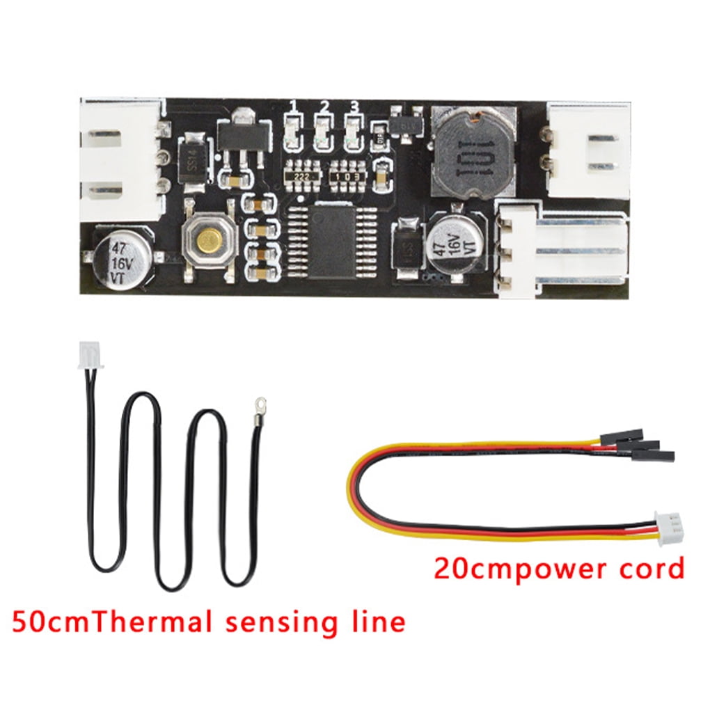 DC 12V 1A Automatic Fan Temperature Control Speed Controller Governor 