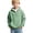 jk0805-dq1-Green, variant on Boy's Quarter Zip Pullover Sweatshirt Long Sleeve Fall Sweatshirt | Ribbed Cuffs And Hem,Preppy Fall Sweatshirt Blouses For Juniors