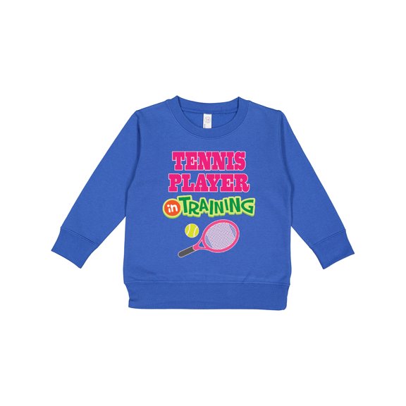 Inktastic Future Tennis Player in Training Toddler Sweatshirt