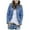 A-Sky Blue170, variant on Women Coats Autumn Spring Solid Color Long Sleeve Buttons Down Jackets Elegant Ladies Formal Coats