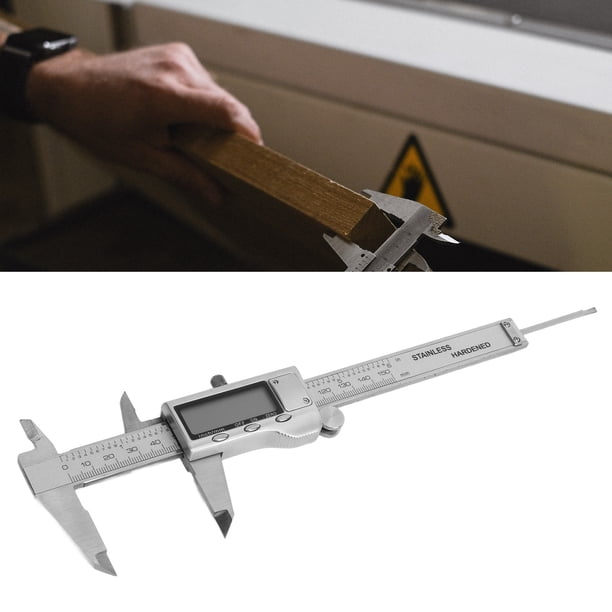 Calibrador Electrónico, Calibrador Digital De 0 A 150 Mm, Escala Transparente, Resistente Al Desgaste Para Medición De Objetos