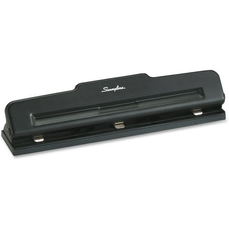 - Swingline, SWI74015, Economy Light Duty Desktop Punch, 1 Each, Black