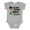 AC-Heather Grey, variant on Black History Month Rocks- boy with guitar Boys or Girls Baby Bodysuit