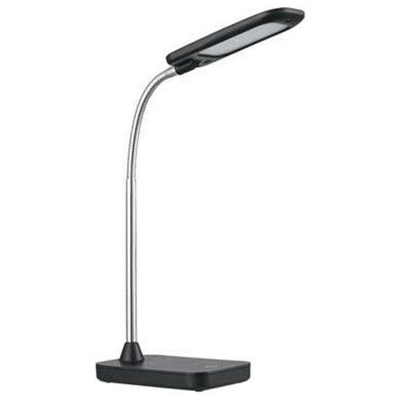 Globe Electric Arden 12" Matte Black LED Integrated Desk Lamp with USB Cable, 56060