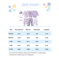 thumbnail image 2 of KIMI BEAR Preemie Baby Girl Layette Set Shower Gift Sets 3 Packs Romper Pants Sets Long Sleeves Bodysuit with Hat Headband Gloves 9pcs Clothing Purple, 2 of 8