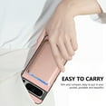 thumbnail image 2 of Magnetic 2 in 1 Detachable Wallet Compatible with Google Pixel 9 Pro XL Case, with Card Holder Faux Leather Men Women Compatible with MagSafe Phone Cover for Google Pixel 9 Pro XL, Pink, 2 of 11