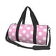thumbnail image 1 of Easygdp Pink And White Polka Dot Bolsa de Viaje, Bolsa de Mano, Bolsa de Gimnasio, Bolsa de Equipaje para Viaje, 1 of 6