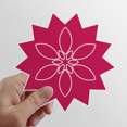 thumbnail image 1 of Flower Petal Flowe Pattern Sun Vinyl Sticker Luggage Graffiti Flower Decal, 1 of 3