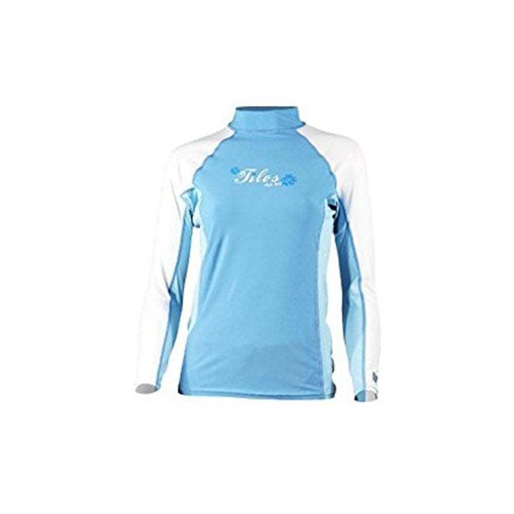 SPF UV Protection BLUE XL Bare Womens Short Sleeve Watershirt Rash Guard 50 