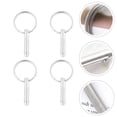 thumbnail image 3 of Shisuyan Stainless Quick Pin Silver 4Pcs 2.48X1.49X0.12in, 3 of 8