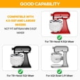thumbnail image 5 of TOCOKEID 2QT Ice Cream Maker Attachment for KitchenAid Stand Mixers, Fits 4.5 Qt & Larger Tilt-Head/Bowl-Lift, 5 of 8
